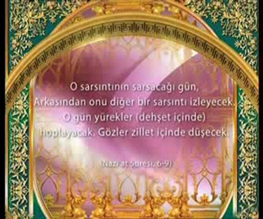 Kıyamet günü yeryüzündeki şiddetli sarsıntılar