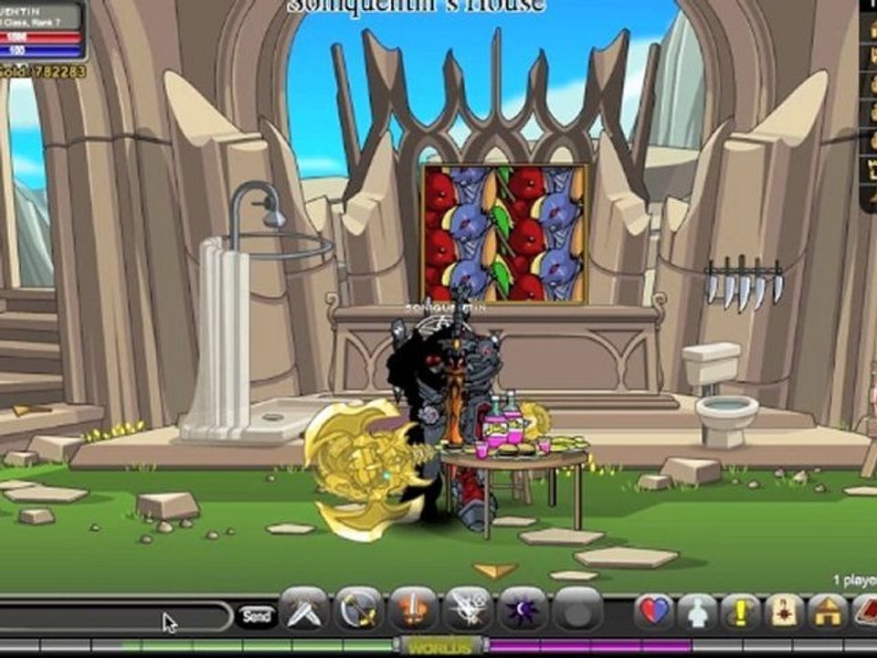 Soniquentin VS Shynus 1 vs 1 aqworld