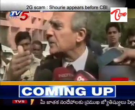 2G scam, Shourie appears before CBI