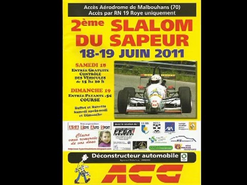 2 eme slalom du sapeur manche chrono N°1