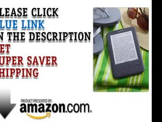 Kindle, Wi-Fi, Graphite, 6" Display with New E Ink ...