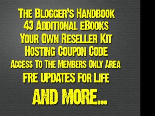 The Bloggers Handbook Trailer