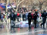 Violentos disturbios en marcha estudiantil en Santiago