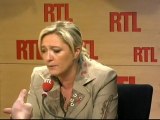 Marine Le Pen, présidente du Front National, invitée de RTL le 15 juillet 2011