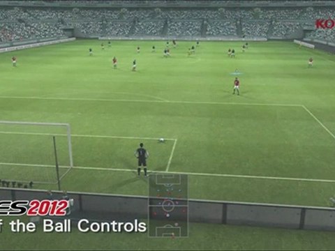 PES 2012 - Gameplay 6 - Off the ball controls