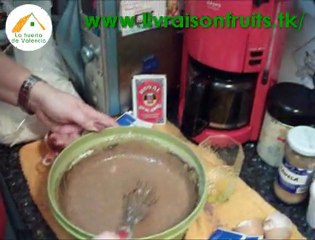 Panier paysan. Cake orange et chocolat -2