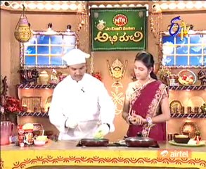 Abhiruchi - Recipes - Alasandalu palak curry,Ginger Alovera Soup,Sweet Rolls - 02