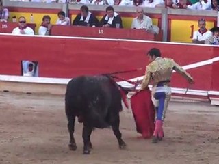 Cornadas de Juan Mora à Pampelune