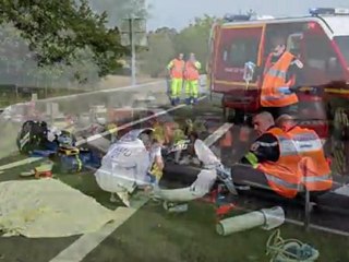 Tournus, 15 juillet 2011, autoroute A6, 5 blessés dont deux graves