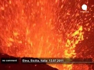 L'Etna entre en irruption en Italie - no comment