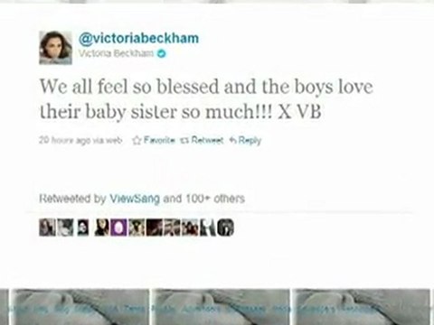 Victoria Beckham: 'In love' with Harper Seven