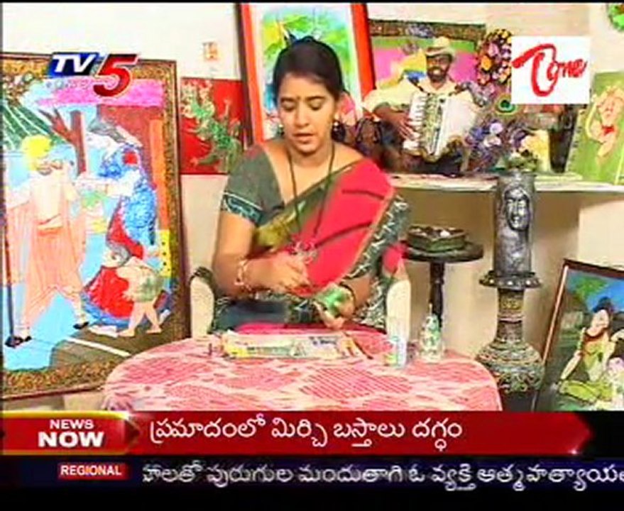 Snehitha - Art of Home Decorating - Candle Carving
