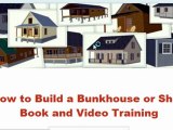 Bunkhouse Cabin Plans and Small Cabin Plans