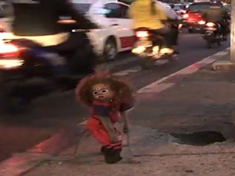 Los monos enmascarados de Yakarta ¿explotación o espectáculo?
