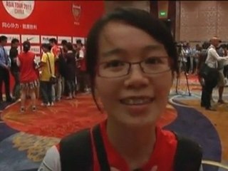 Arsenal - L'entusiasmo dei tifosi in Cina