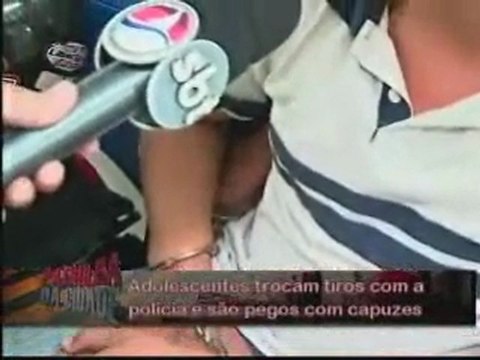 Dois adolescentes são presos acusados de praticar assalto – patrulha da cidade – TV ponta negra
