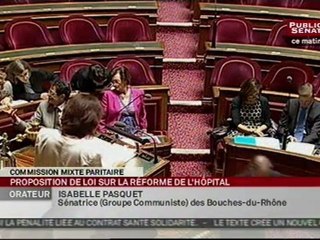 SEANCE,Conclusions de la CMP sur la proposition de loi de réforme de l'hôpital