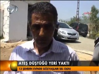 ATEŞ DÜŞTÜĞÜ YERİ YAKTI