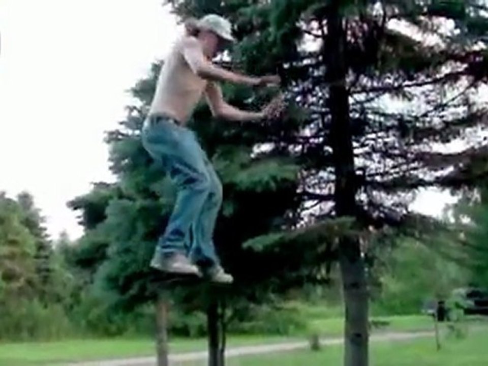 Trampoline fail