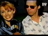 Kylie Minogue  & Nick Cave interview and performance @ MTV 1995 where the wild roses grow