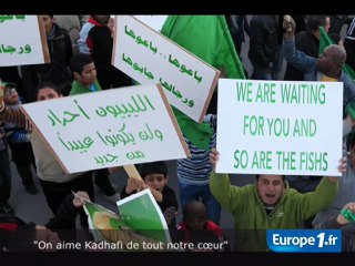 "On aime Kadhafi de tout notre cœur"