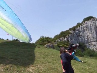 Bapteme en parapente de Maxime du 8 juillet 2011