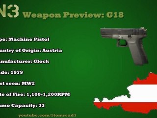 Modern Warfare 3 - Gun Information - G18 | Episode 8