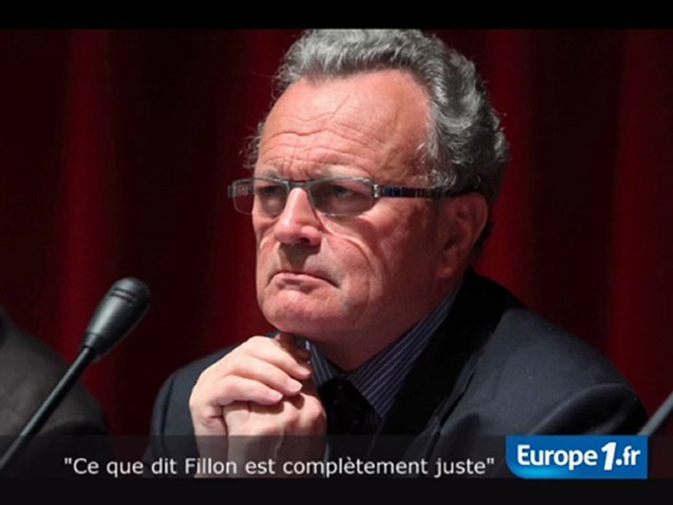 "Ce que dit Fillon est parfaitement juste"
