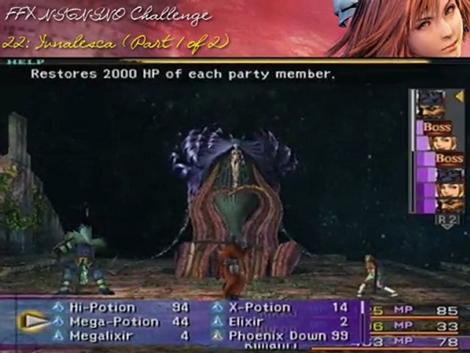 FFX NSGNSNO Challenge: 22 - Yunalesca (Part 1 of 2)