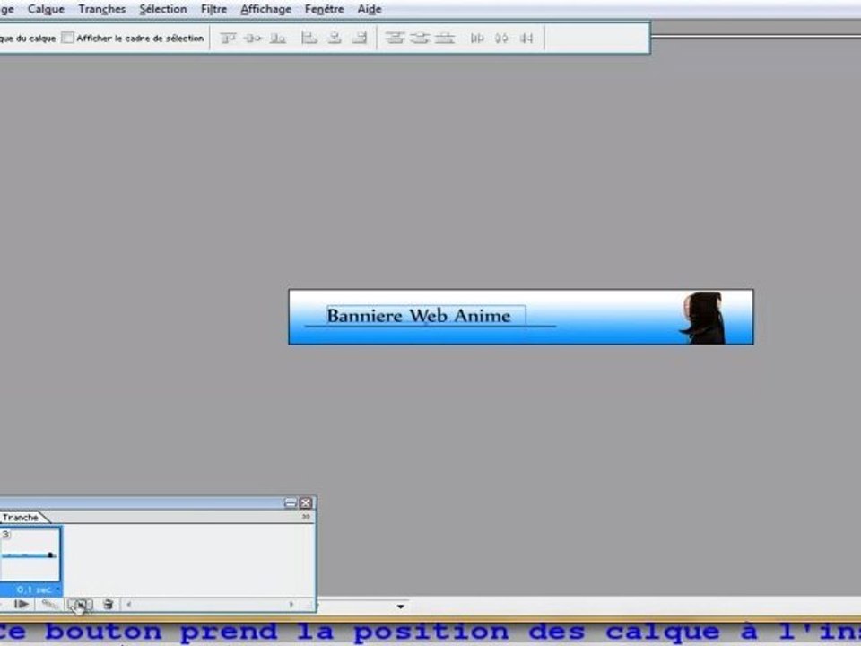 créer une bannière animée