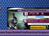 Free PS3 Promo Codes for Captain America Super Soldier