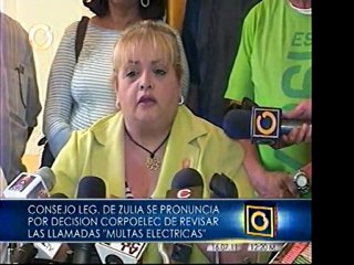 En Zulia se pronuncias por "multas eléctricas"