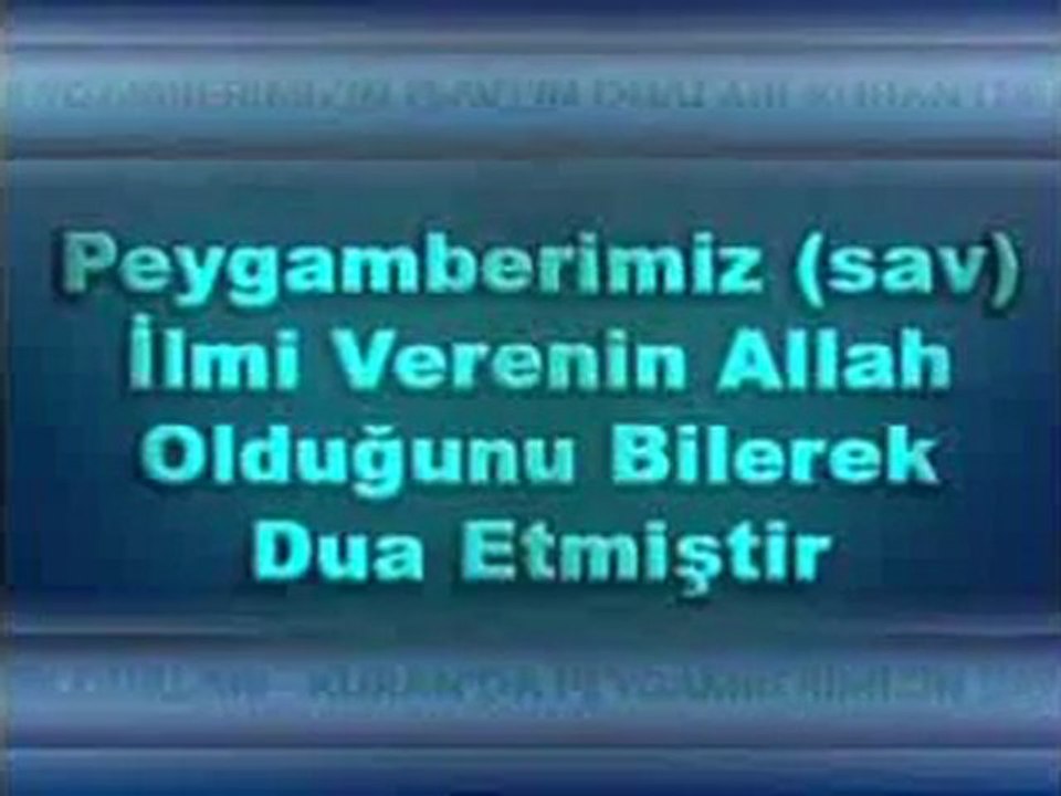Peygamberimiz (sav) başarıyı verenin Allah olduğunu bilerek dua etmiştir