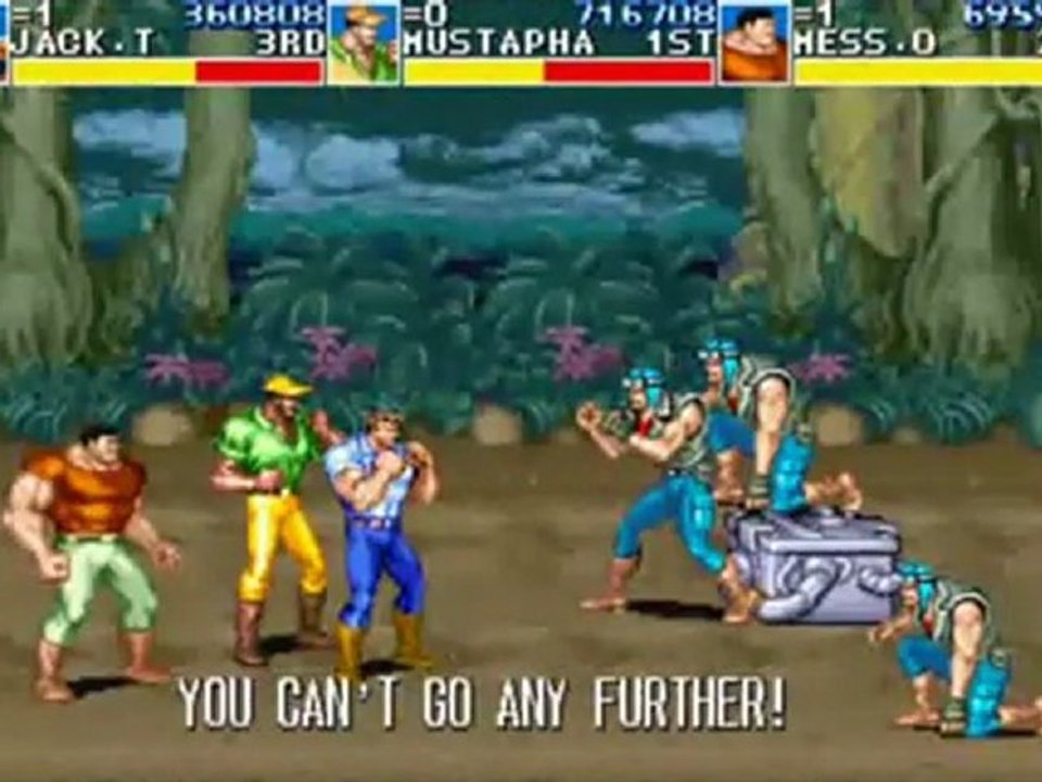 Cadillacs  Dinosaurs Arcade - 3 players Playthrough 4-6