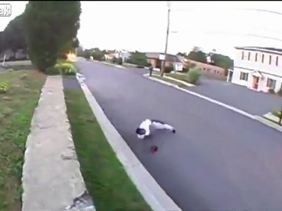 Black dude - Basketball + Skateboard = Mishap Fail