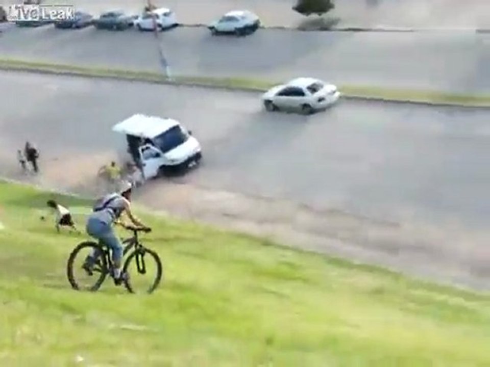 Mountain biker fail