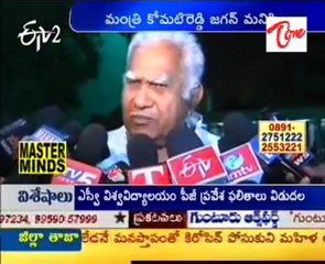 Cong Sr Leader palvai talking to Media, about Komatireddy
