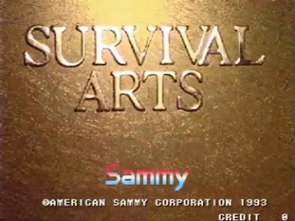 Test de Survival Arts. (Arcade)