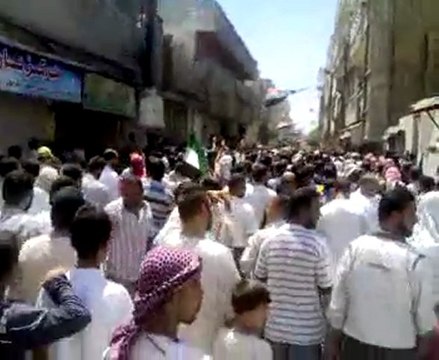 220110715سوريا حمص حي البياضة جمعة اسرى الحرية الجزء الرابع the syrian revolution aginst alassad gangs