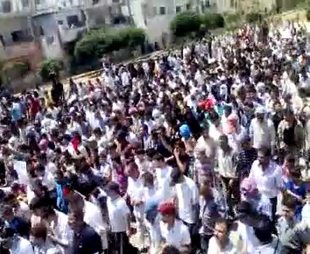 220110715سوريا حمص حي البياضة جمعة اسرى الحرية the syrian revolution aginst alassad gangs