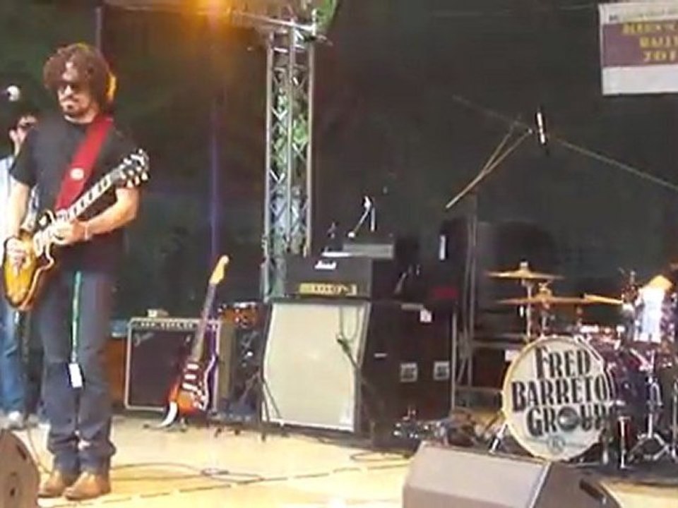 Fred Barreto at Blues & jazz rallye festival in Luxembourg