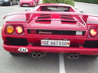 Lamborghini Diablo engine start