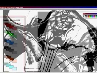 SPECIAL - Drawing With Paint Batman - Como dibujar a Batman en Paint