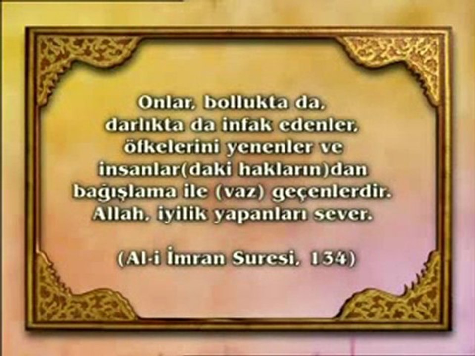 Müminler öfkelerini yenerler