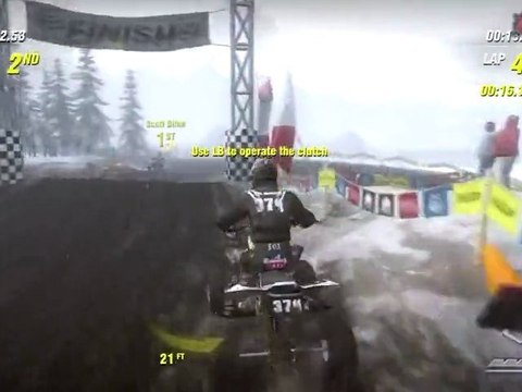MX vs ATV Alive Xbox 360 - Kinoko Track Gameplay