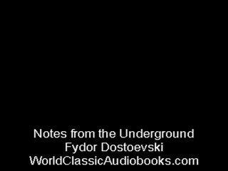 Audio Book Trailer: First Part of Notes from the Underground by Fyodor Dostoyevsky 13/20