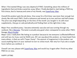 Gaspari Superpump Max Reviews