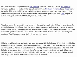 Infinite Labs Juggernaut Reviews