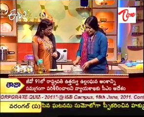 ETV2 Sakhi Program - Vantala Sandadi - Palak Paneer
