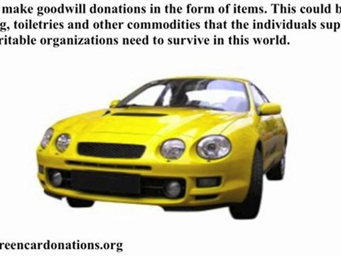 Anything is accepted when it comes to goodwill donations, and here are a few examples of goodwill donations.